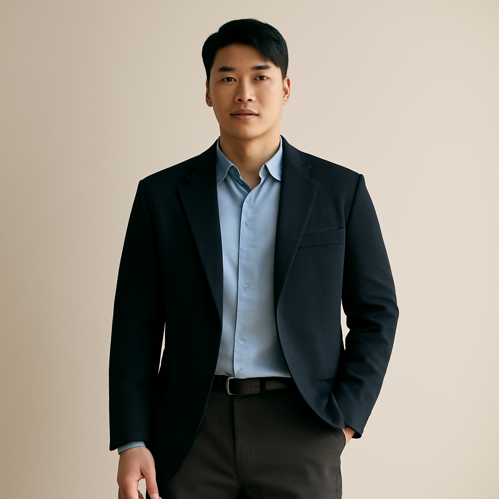 어깨넓은남자코디 대표 이미지